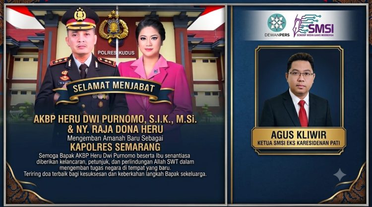 Sosok Pemimpin Bijaksana dan Merakyat, SMSI Apresiasi AKBP Heru Dwi Purnomo Dijabatan Baru