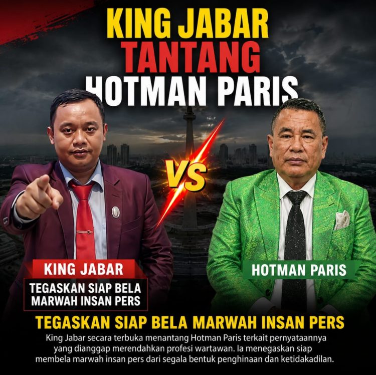 Polemik Ucapan terhadap Wartawan, KING JABAR Tantang Tempuh Jalur Hukum