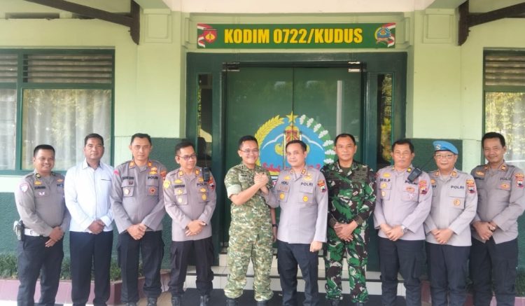 Momen Hangat Kapolres Kudus dan Dandim 0722, Perkuat Soliditas TNI-Polri