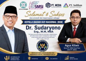 Sudaryono Jadi Kepala BGN, Agus Kliwir Ucapkan Selamat dan Sukses