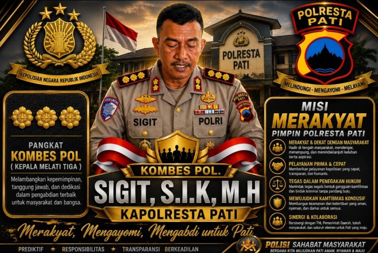 Jelang 1 Agustus, Kombes Pol. Sigit Siap Pimpin Polresta Pati