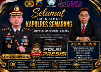 AKBP Heru Dwi Purnomo Jadi Kapolres Semarang, Agus Kliwir Ucapkan Selamat