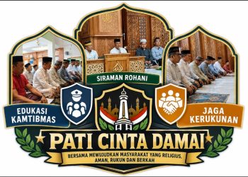 Siraman Rohani, Kapolresta Pati : Bersatu Kerukunan dan Cinta Damai