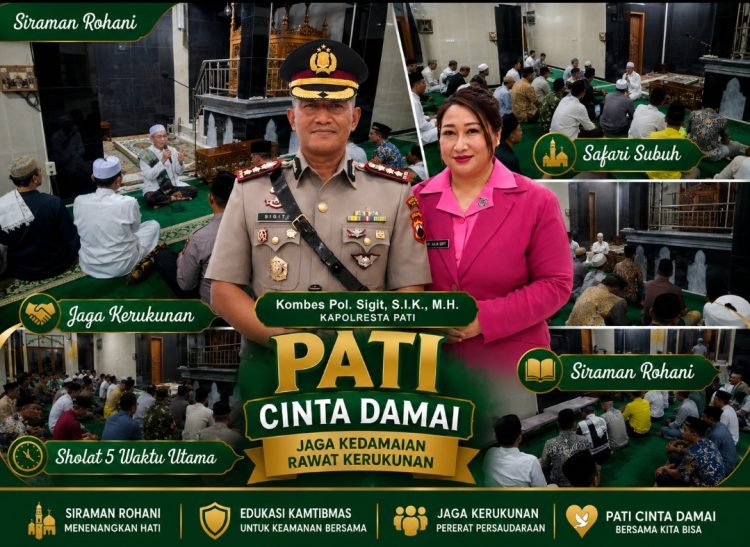 Sholat Lima Waktu sebagai Pondasi Pati Cinta Damai, Pesan Kapolresta