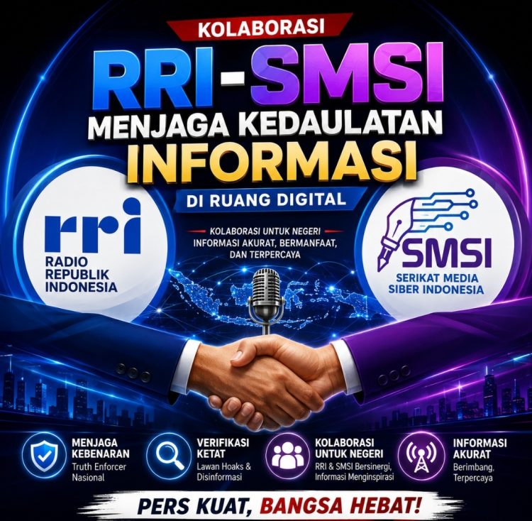 Dorong Kolaborasi RRI-SMSI, Firdaus Tekankan Peran Jurnalis sebagai Penjaga Kebenaran Nasional