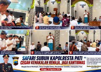 Cegah Tawuran Antargeng, Kapolresta Pati Gandeng Tokoh Agama dan Masyarakat
