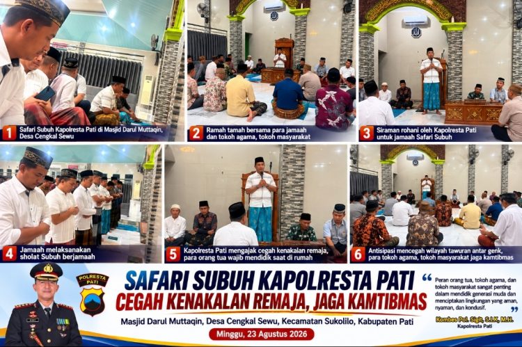 Cegah Tawuran Antargeng, Kapolresta Pati Gandeng Tokoh Agama dan Masyarakat