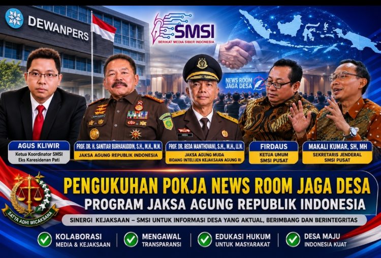 Jaga Desa, SMSI Kukuhkan Lima Provinsi