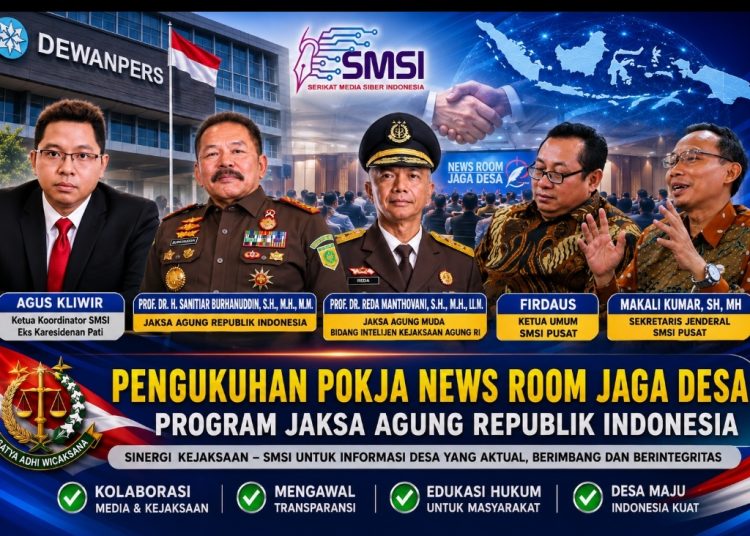 Jaga Desa, SMSI Kukuhkan Lima Provinsi
