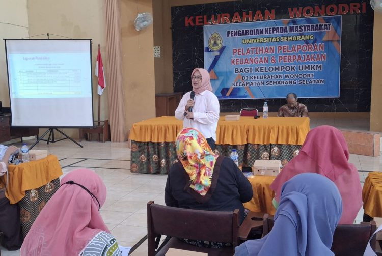 Konsultan Pajak dan Keuangan Bekali UMKM Wonodri, Dorong Usaha Naik Kelas