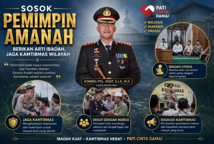 Kapolresta Pati Perkuat Kamtibmas Lewat Safari Subuh, Cegah Perang Sarung dan Kenakalan Remaja