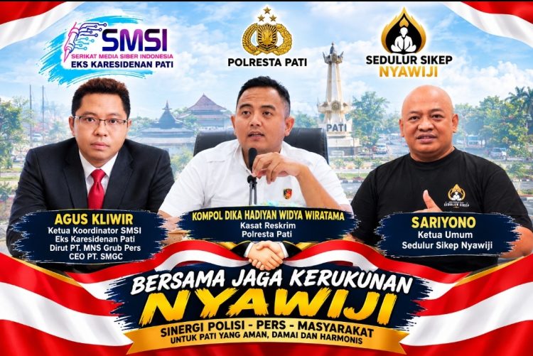 SMSI dan Sedulur Sikep Nyawiji, Kompol Dika : Sinergi Jadi Kunci Jaga Pati