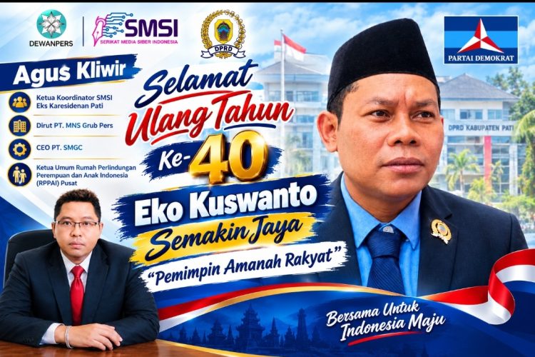 Selamat Ulang Tahun ke-40, Agus Kliwir : Eko Kuswanto Semakin Jaya, Tetap Amanah untuk Rakyat