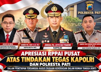 RPPAI Pusat Apresiasi Kapolri dan Polresta Pati, Perkara Dugaan KDRT Naik ke Tahap Tersangka