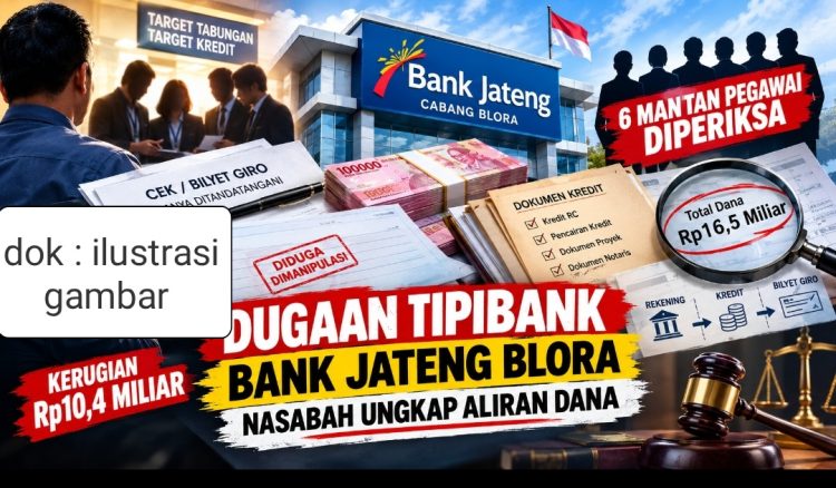 Kasus Bank Jateng Blora Bergulir, Nasabah Minta Siapa Pengendali Dana Rp16,5 Miliar Diungkap