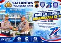 Khidmat! Satlantas Polresta Pati Peringati Hari Lalu Lintas Bhayangkara ke-71