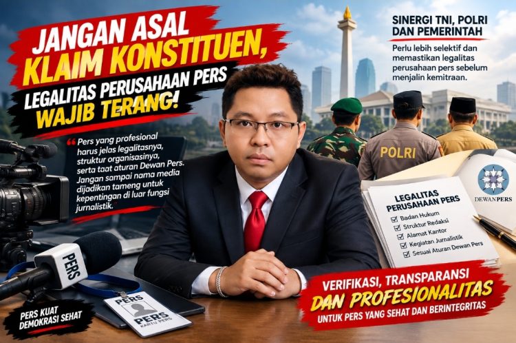 Kemitraan Pemerintah, TNI-Polri dengan Perusahaan Media Harus Selektif, Legalitas Jadi Kunci