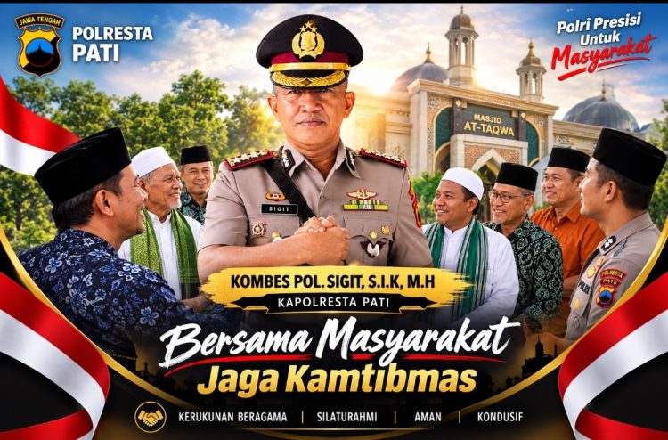 Polisi Bersama Masyarakat, Kapolresta Pati Perkuat Kerukunan