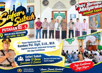 Jaga Wilayah Tetap Kondusif, Kapolsek Kayen Gencarkan Safari Subuh ke Desa-Desa