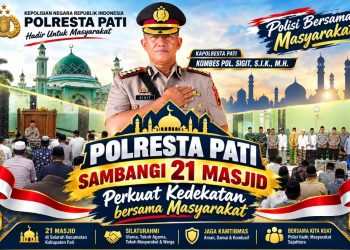 Polresta Pati Sambangi 21 Masjid, Perkuat Kedekatan Bersama Masyarakat