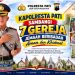 Kapolresta Pati Sambangi 7 Gereja, Jemaat Beribadah Aman dan Khidmat
