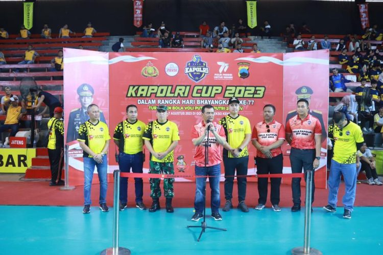 Meriah Sekali, Polda Jateng Gelar Bola Volley Kapolri Cup 2023