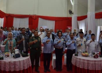 Narapidana Teroris Lapas Kelas IIA Salemba Ikrarkan Setia NKRI