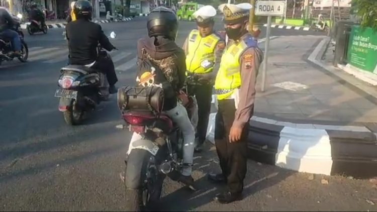 Ciptakan Rasa Aman, Kasatlantas Kudus Gelar Penindakan Knalpot Brong