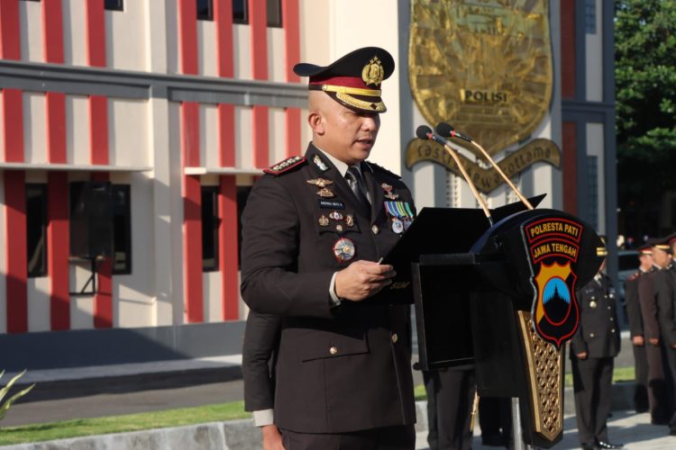 Kemerdekaan ke 78, Kapolresta Pati Gelar Upacara