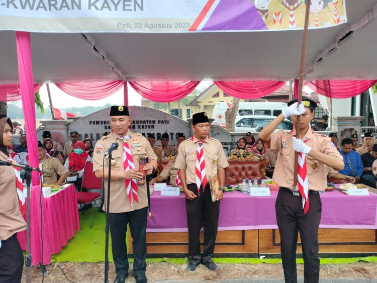 Kobarkan Semangat, Kapolresta Pati Ingatkan Anggota Pramuka