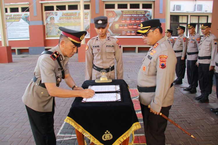 Gelar Sertijab, Polres Kudus Ikuti Pembinaan Karir