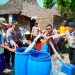 Kemarau Melanda, Polres Kudus Berikan Bantuan Air Bersih