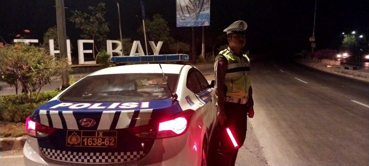 Demi Kenyamanan Masyarakat, Personil Satlantas Polres Kendal Laksanakan Patroli Malam