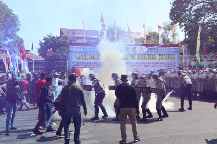 Sispamkota Digelar, Kapolres Kudus Antisipasi Ujuk Rasa Menjelang Pemilu 2024