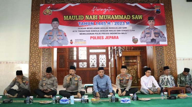 Peringatan Maulid Nabi, Kapolres Jepara Ajak Teladani Akhlak Rasulullah