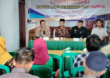 Acara Musrenbangdes Desa Klumpil, Wakapolsek Tlogowunggu Himbau Masyarakat Bahaya Terkait Bullying dan Kekerasan