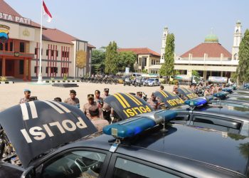 Jelang Pengamanan Pemilu 2024, Wakapolresta Pati Cek Kendaraan Dinas