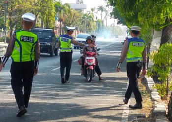 Ratusan Pelanggar Ditilang, Satlantas Polresta Pati Turun