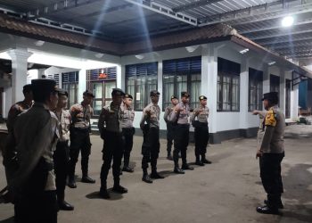 Dua Kantor Dijaga Ketat dan Rutin Patroli