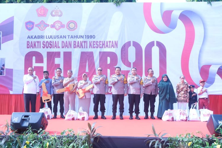 Bakti Sosial dan Kesehatan Digencarkan Alumni AKABRI Lulusan 1990