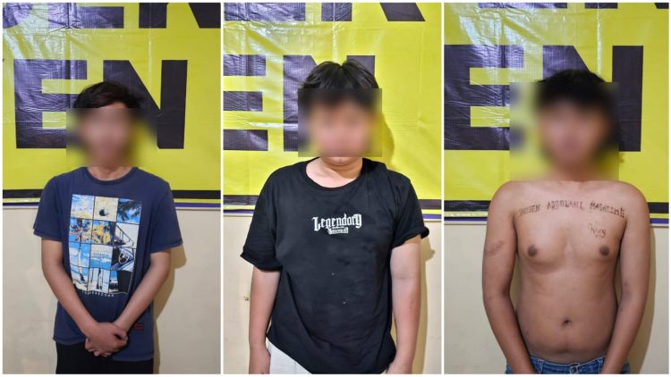 3 Pelaku Bawa Sajam Dibekuk Polisi