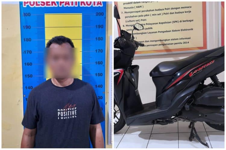 Motor Vario 125 Dicuri Pacar Sendiri, Polisi Tangkap Pelaku