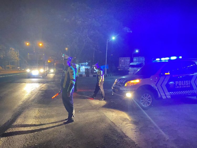 Antisipasi Kejahatan, Satlantas Polresta Pati Lakukan Patroli Malam