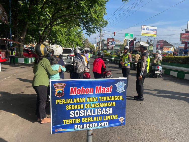 Satlantas Polresta Pati Gencarkan Sosialisasi dan Edukasi Keselamatan