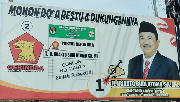 H. Irianto Budi Utomo Caleg Gerindra Dapil 1 Dicintai Rakyat