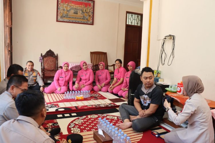 Kunjungan Kapolres ke Personil TPS dan KPPS, Arti Kepedulian Sesama