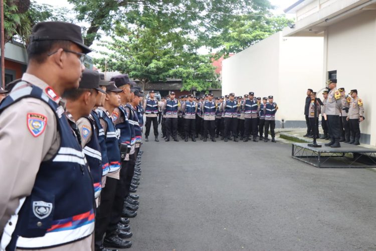 Gelar Apel, Kapolresta Pati Ingatkan Personil Bhabinkamtibmas