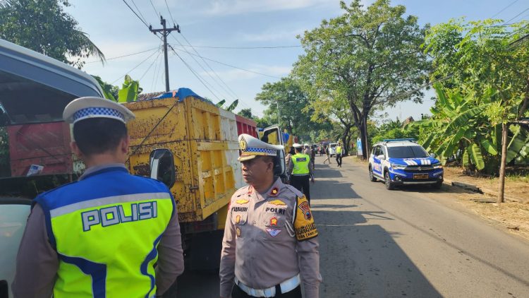 54 Dump Truk di Amankan Polisi, Akibat Muatan Over Load