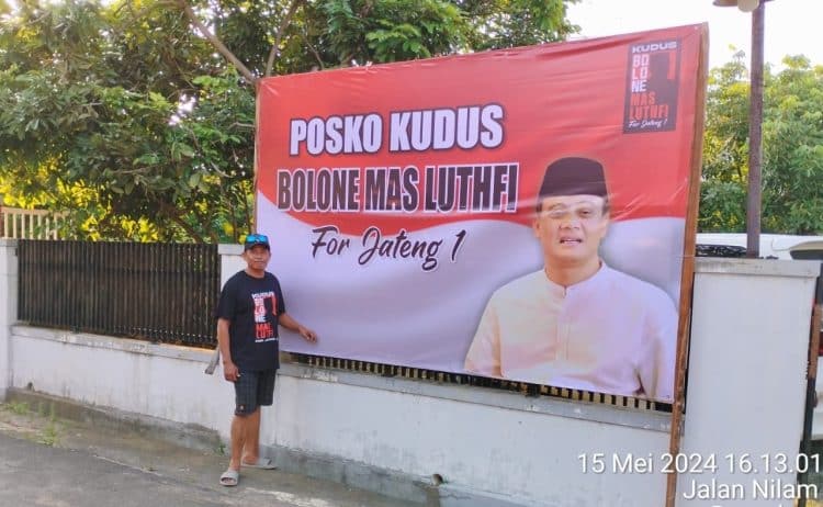 Kudus di Ramaikan Baliho Irjen Pol. Ahmad Luthfi Maju Pilgub Jateng