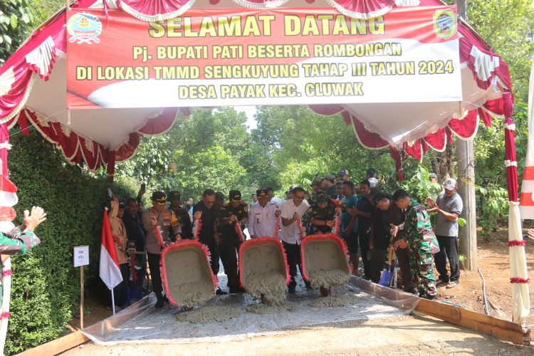 Dua Desa Terima Program TMMD Sengkuyung Tahap III